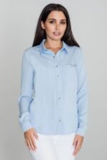 Marškiniai ilgomis rankovėmis modelis 111029 Figl - Image 2