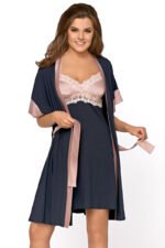 Trumpas chalatas modelis 126278 Babella - Image 2