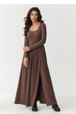 Dieninė suknelė modelis 217164 Makadamia - Image 4