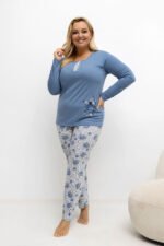 Pižama Plus Size modelis 221189 Forever Pink - Image 3