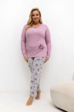Pižama Plus Size modelis 221189 Forever Pink