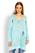 Ilgas megztinis modelis 114559 PeeKaBoo