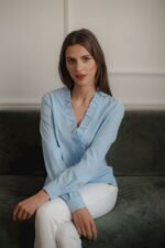 Marškiniai ilgomis rankovėmis modelis 143921 Lenitif - Image 4