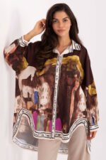 Marškiniai ilgomis rankovėmis modelis 218392 Rue Paris - Image 4