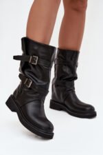 Šlaunų aukščio batai modelis 218735 Step in style