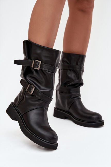 Šlaunų aukščio batai modelis 218735 Step in style