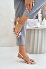 Sandalai su kulnu modelis 215721 Step in style - Image 2