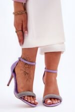 Sandalai su kulnu modelis 181047 Step in style