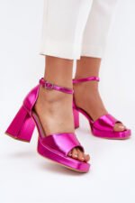 Sandalai su kulnu modelis 215000 Step in style