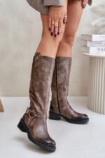 Šlaunų aukščio batai modelis 203522 Step in style - Image 2