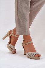 Sandalai su kulnu modelis 210697 Step in style - Image 2