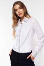 Marškiniai ilgomis rankovėmis modelis 216347 Nife