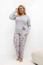 Pižama Plus Size modelis 221194 Forever Pink