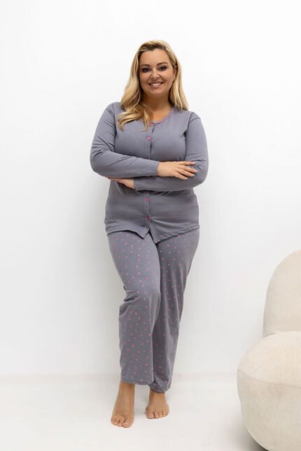 Pižama Plus Size modelis 221198 Forever Pink