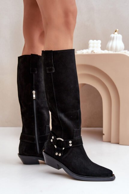 Šlaunų aukščio batai modelis 203898 Step in style