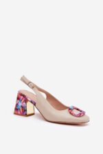 Sandalai su kulnu modelis 210693 Step in style - Image 2