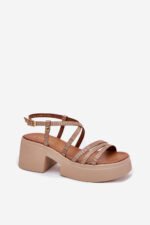 Sandalai su kulnu modelis 214994 Step in style - Image 2