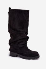 Šlaunų aukščio batai modelis 221904 Step in style