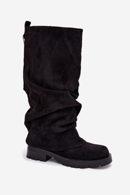 Šlaunų aukščio batai modelis 221904 Step in style