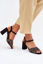 Sandalai su kulnu modelis 214687 Step in style - Image 3