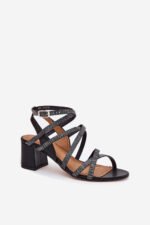 Sandalai su kulnu modelis 215004 Step in style - Image 2