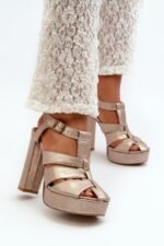 Sandalai su kulnu modelis 198400 Step in style - Image 3