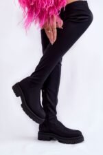 Šlaunų aukščio batai modelis 173531 Step in style